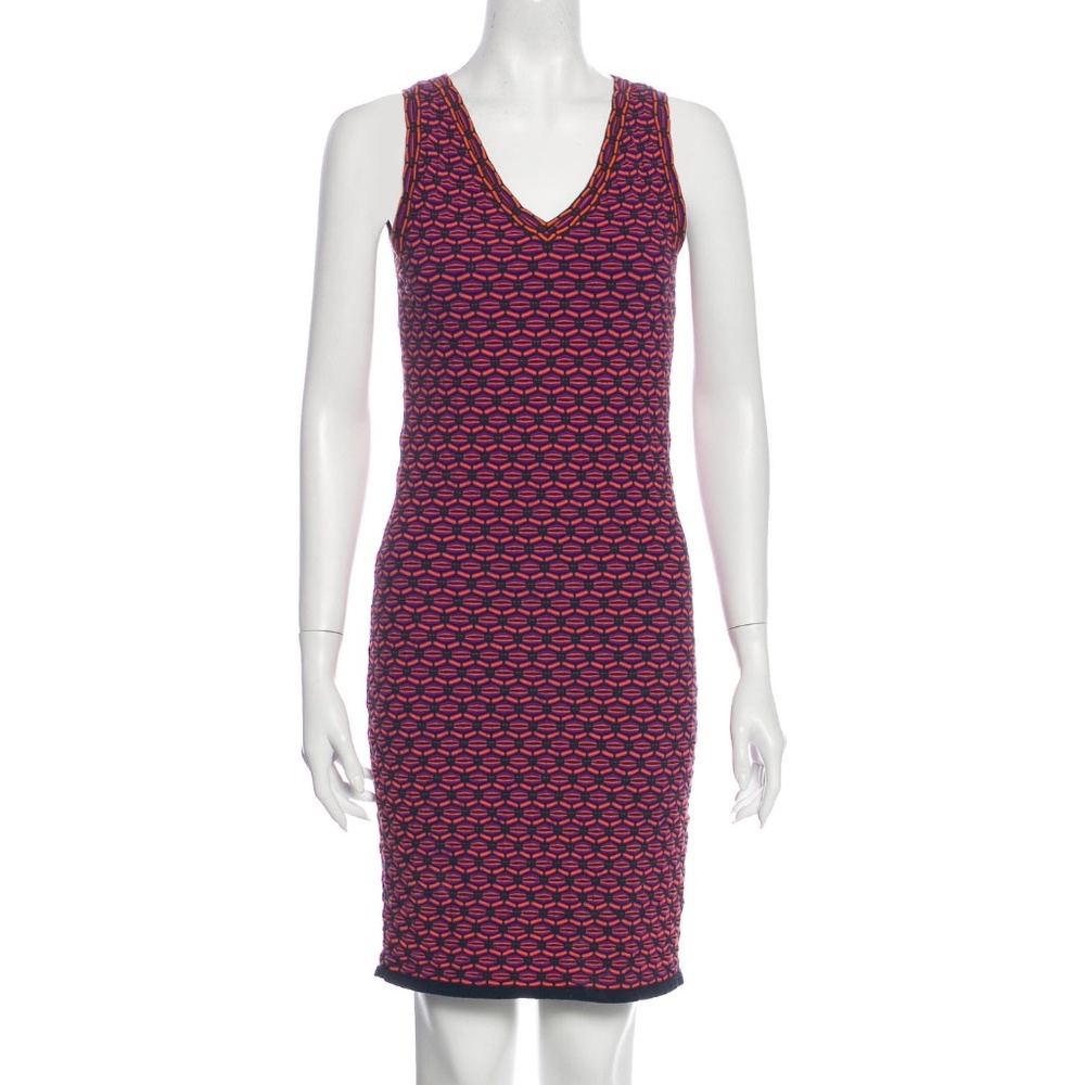 M Missoni V-neck Knee-Length Sleeveless dress :: Size M